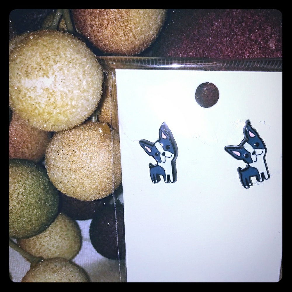 Sold! Boxer earrings